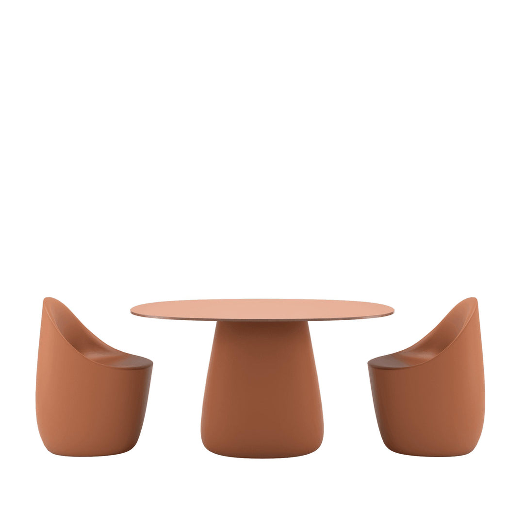 Oval Dining Table COBBLE by Elisa Giovannoni for Qeeboo 30