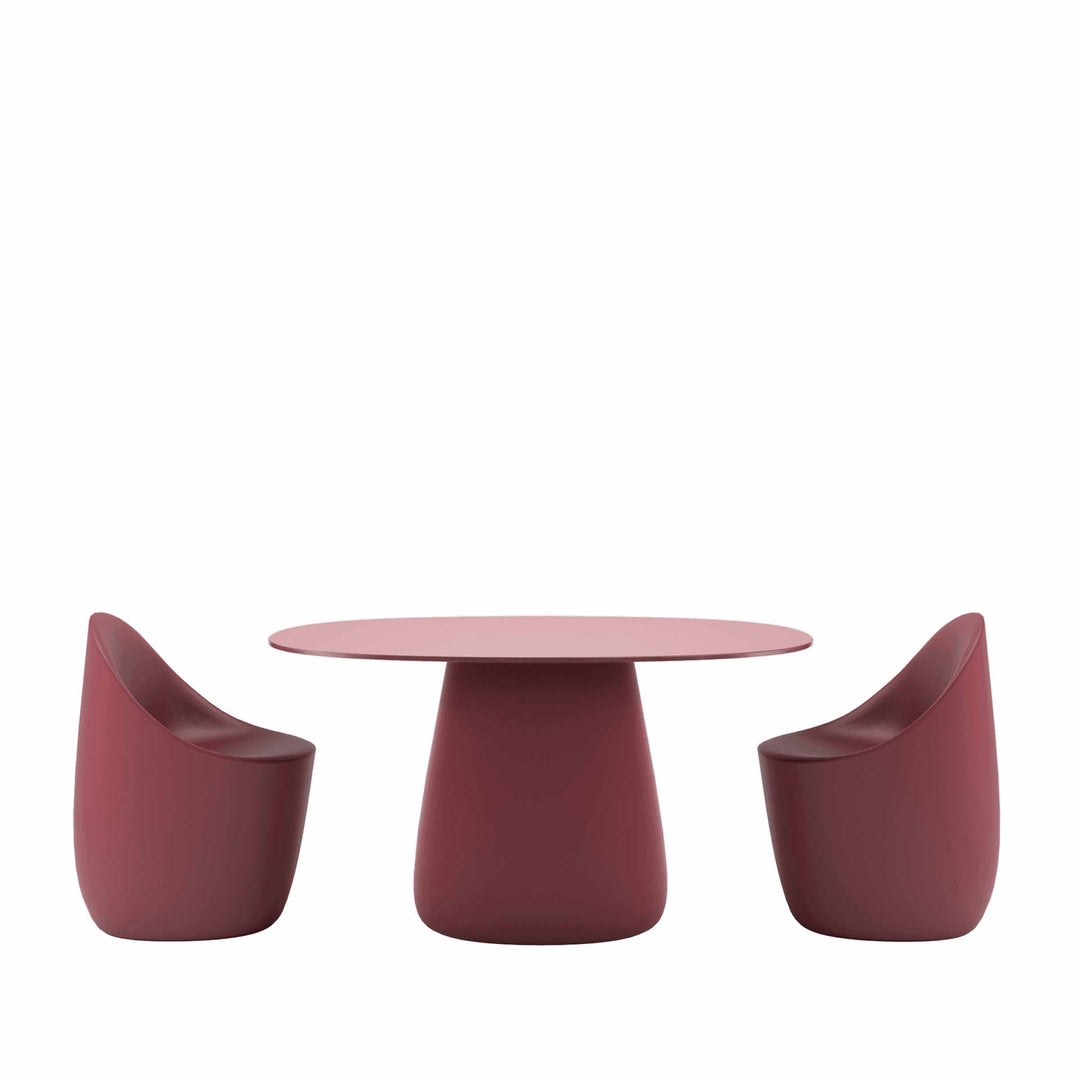 Oval Dining Table COBBLE by Elisa Giovannoni for Qeeboo 21