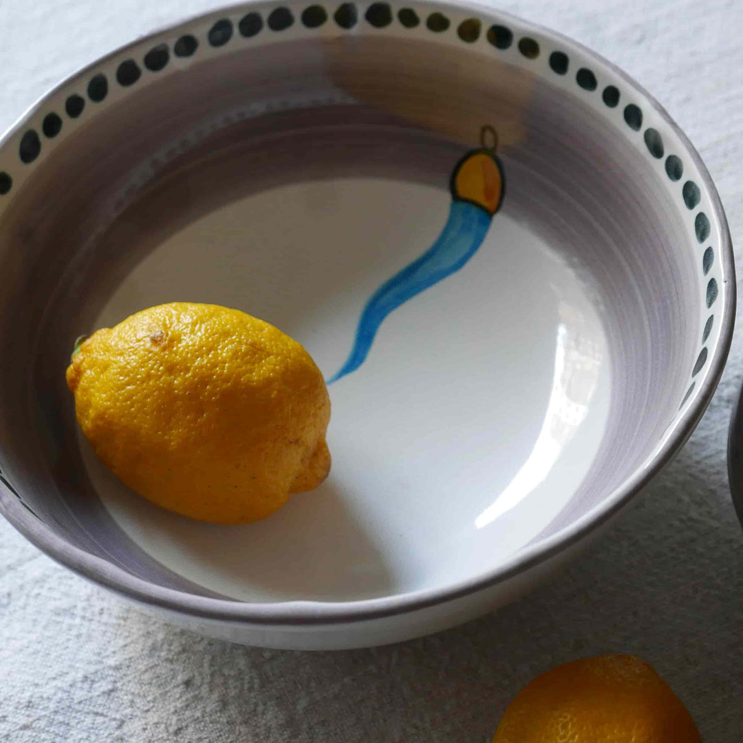 Bol à salade en céramique VIETRI - FORTUNA par Germana Scapellato pour Wtfb