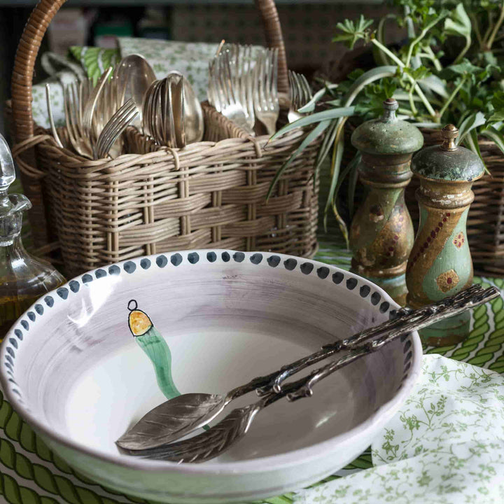 Bol à salade en céramique VIETRI - FORTUNA par Germana Scapellato pour Wtfb