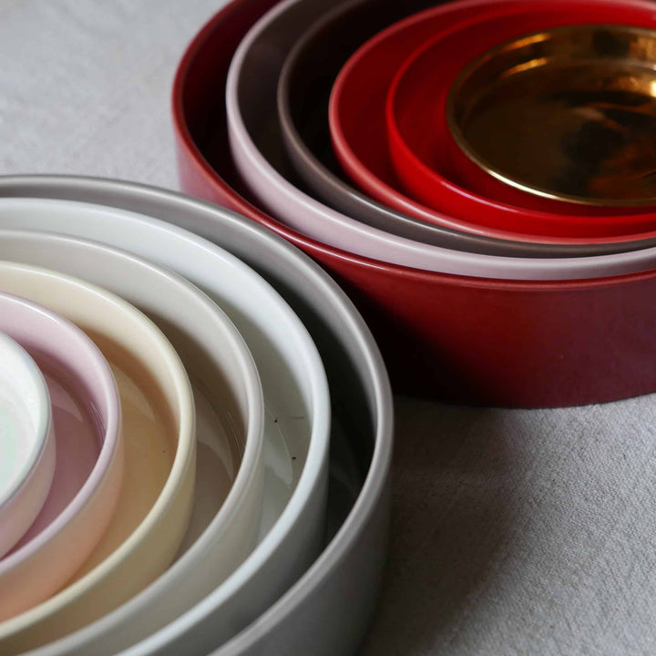 Ceramic Concentric Platters LA CERCHIA - I BASTIONI Set of Six by Germana Scapellato for Wtfb