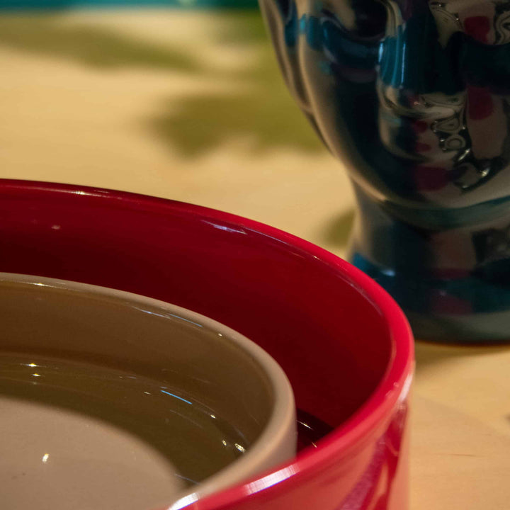 Ceramic Concentric Platters LA CERCHIA - I BASTIONI Set of Six by Germana Scapellato for Wtfb