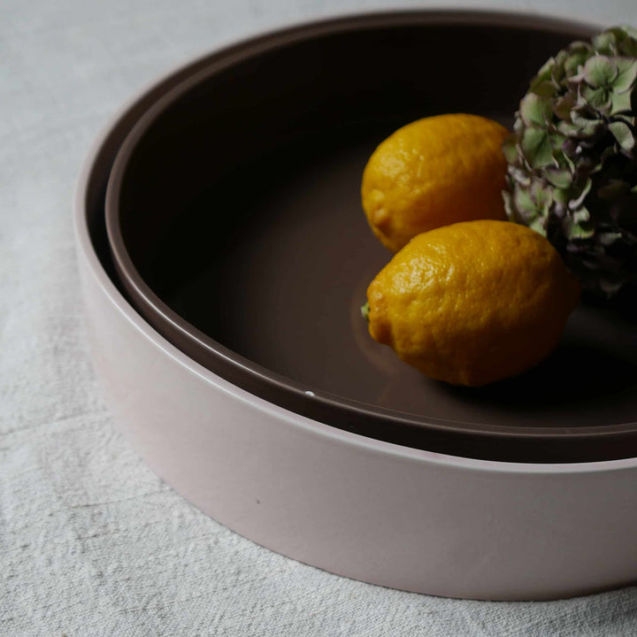 Vassoi Concentrici in Ceramica LA CERCHIA - CIRCONVALLAZIONE Set di Sei di Germana Scapellato per Wtfb