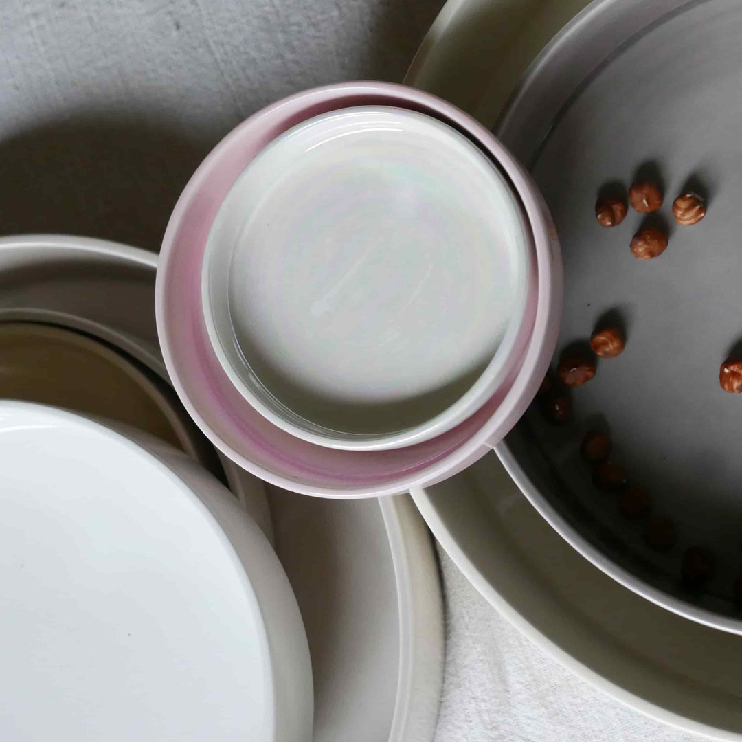 Vassoi Concentrici in Ceramica LA CERCHIA - CIRCONVALLAZIONE Set di Sei di Germana Scapellato per Wtfb