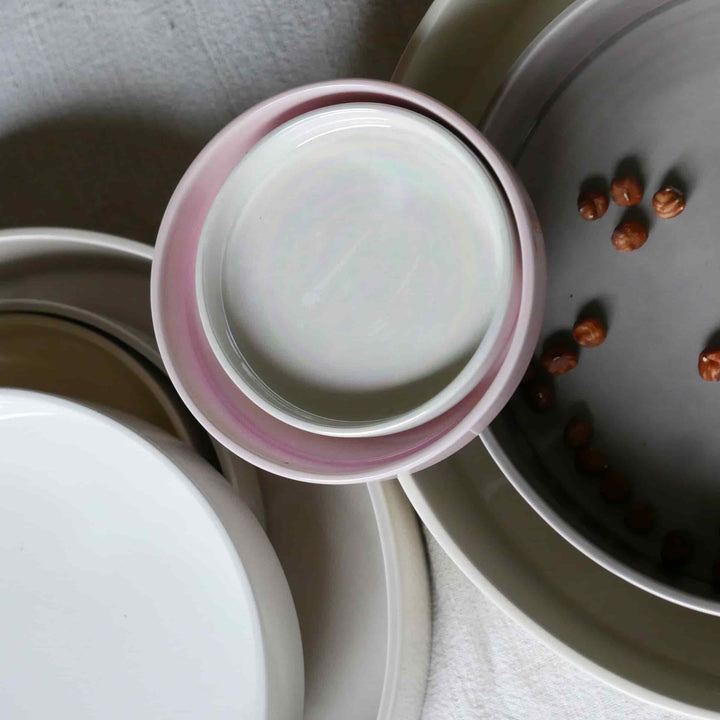 Vassoi Concentrici in Ceramica LA CERCHIA - CIRCONVALLAZIONE Set di Sei di Germana Scapellato per Wtfb