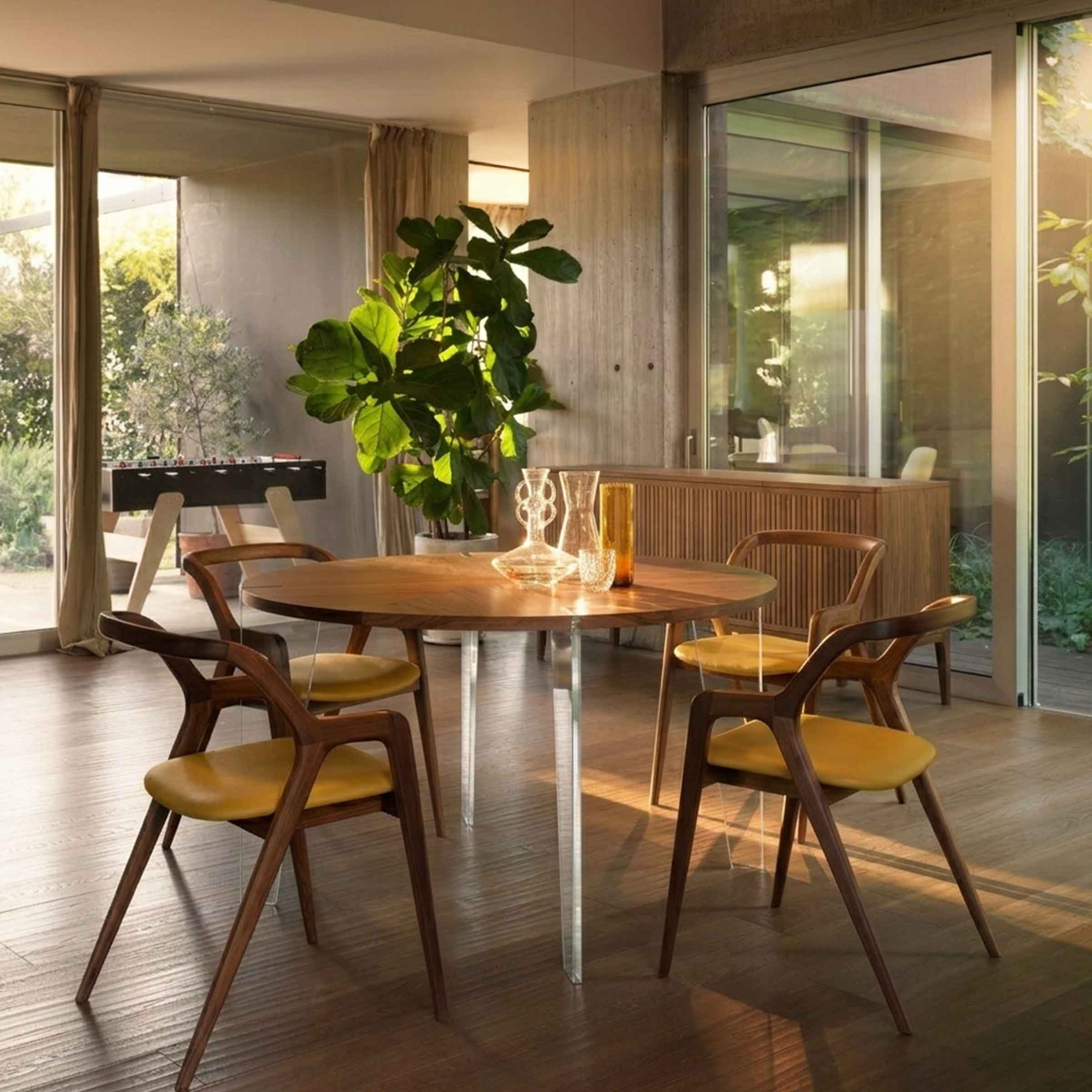 Walnut Wood Chair IN BREVE by Dale Italia. Shop on Design Italy