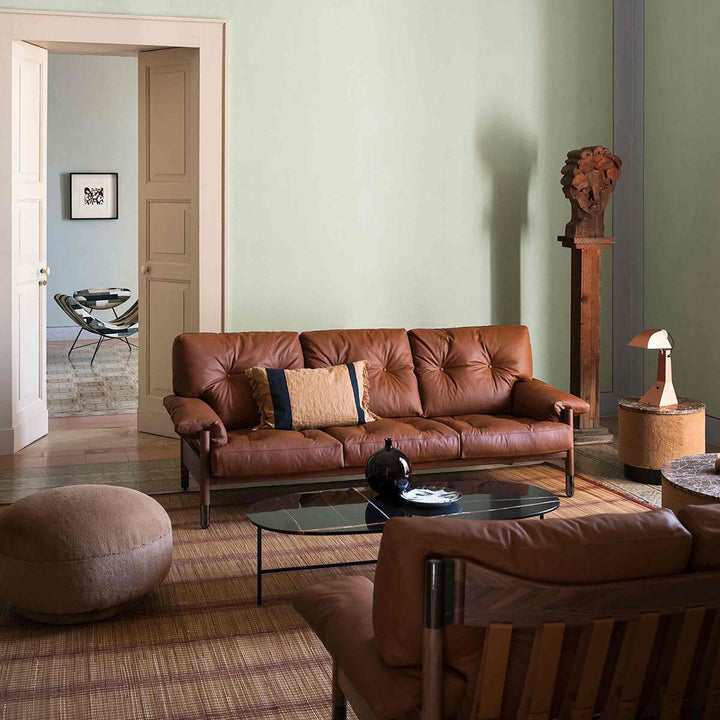 Trijų vietų sofa SELLA, Carlo de Carli sukurta bendrovei „Tacchini“