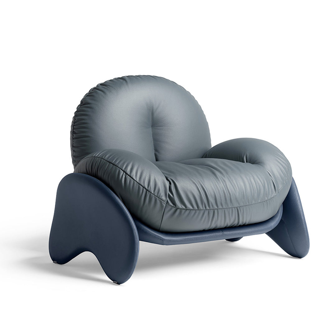 Leather Armchair SQUASH by Faye Toogood for Poltrona Frau 1