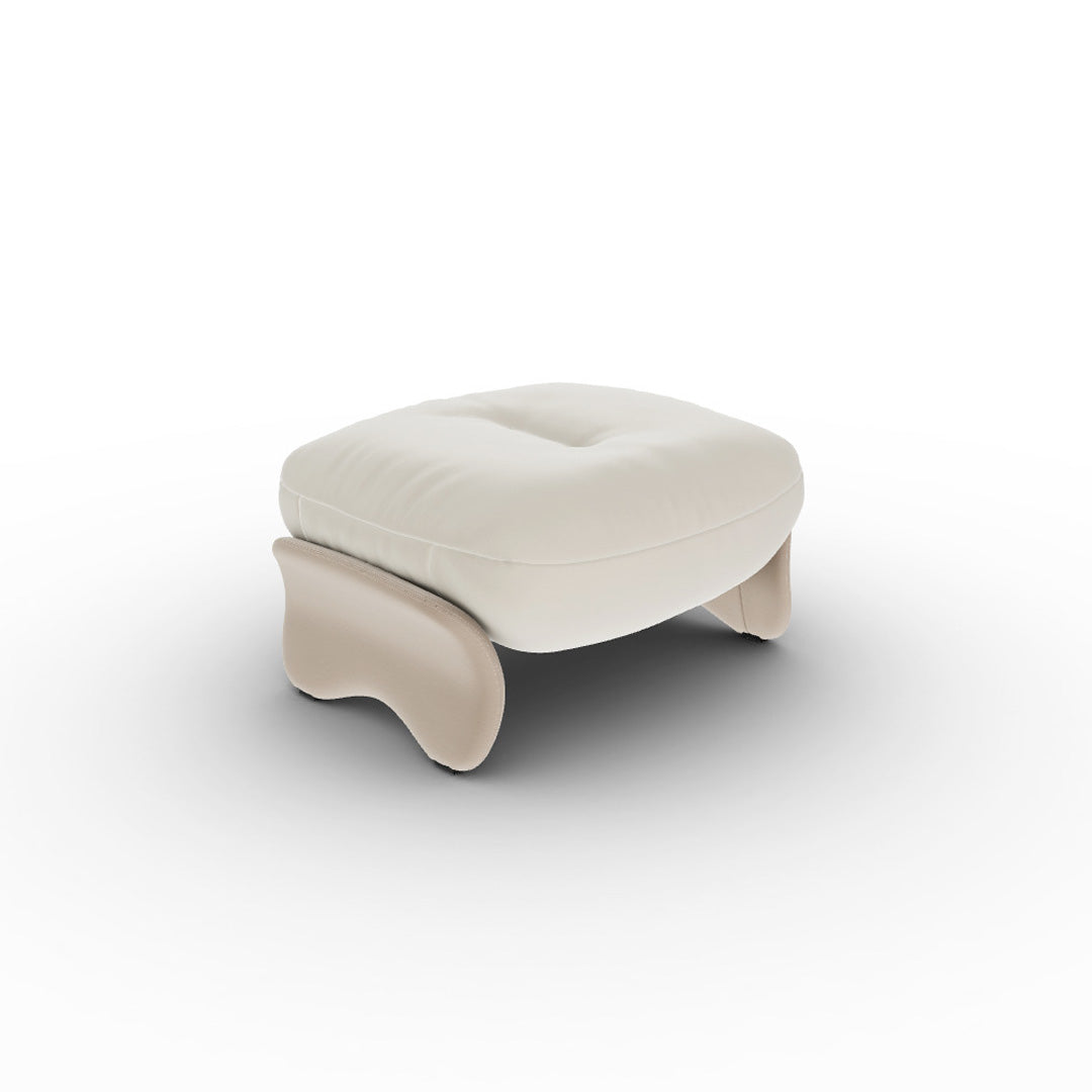 Leather Ottoman SQUASH by Faye Toogood for Poltrona Frau. Shop on