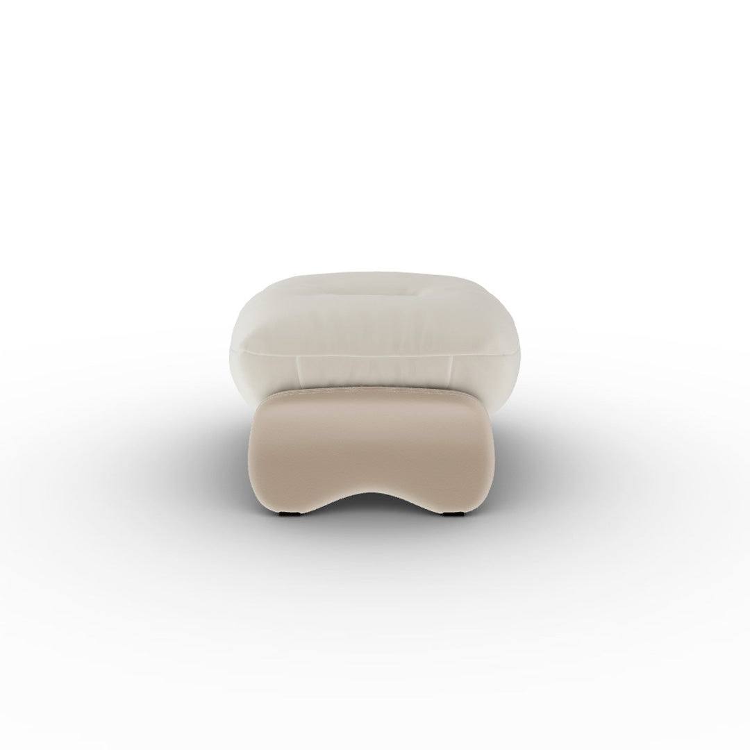 Leather Ottoman SQUASH by Faye Toogood for Poltrona Frau 5