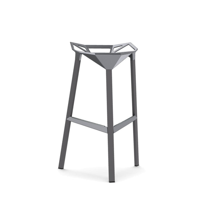 Outdoor Stackable Stool ONE Painted Aluminium by Konstantin Grcic for Magis