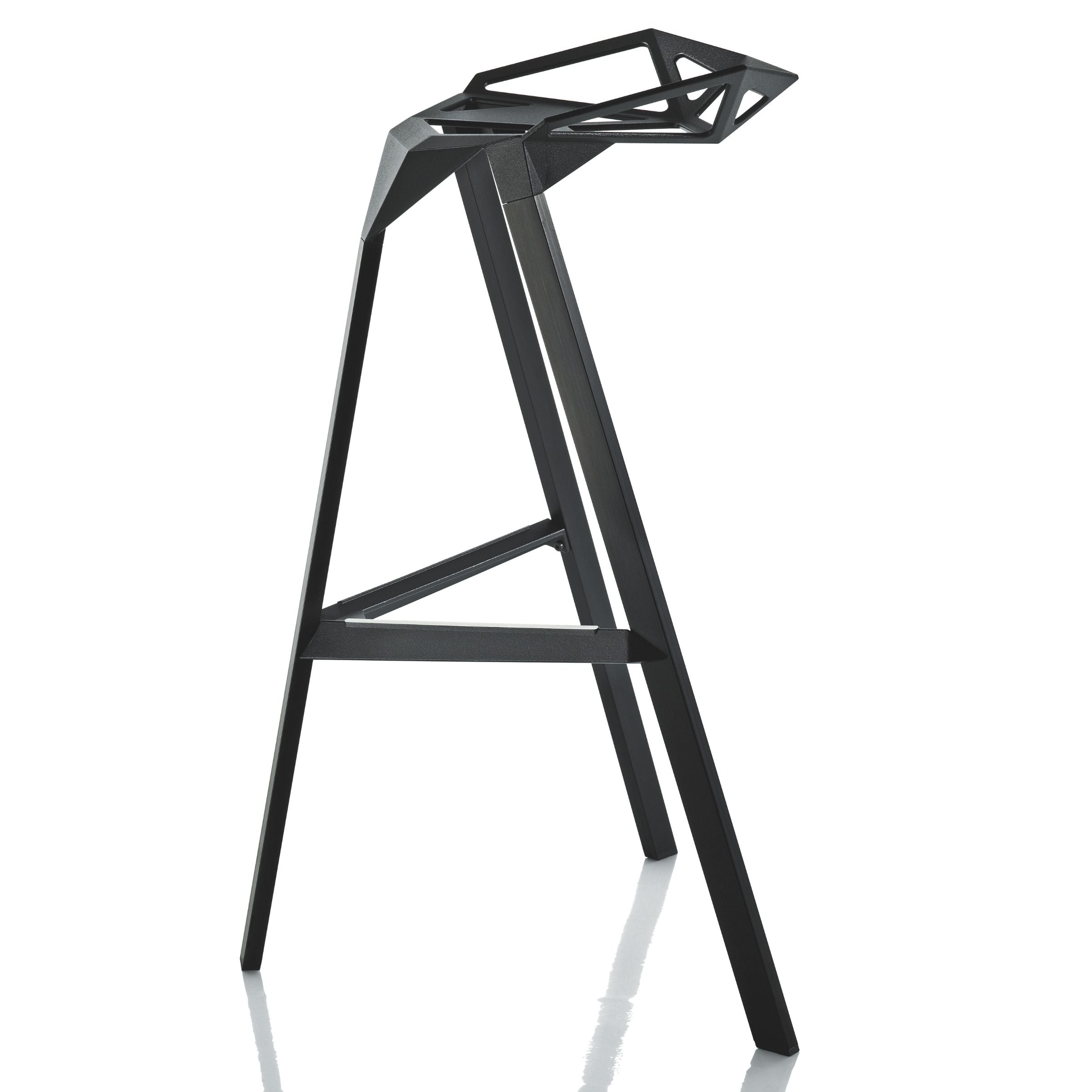 Outdoor Stackable Stool ONE Painted Aluminium by Konstantin Grcic