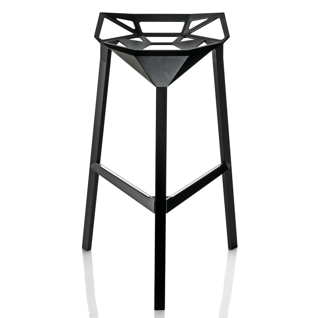 Outdoor Stackable Stool ONE Painted Aluminium by Konstantin Grcic for Magis