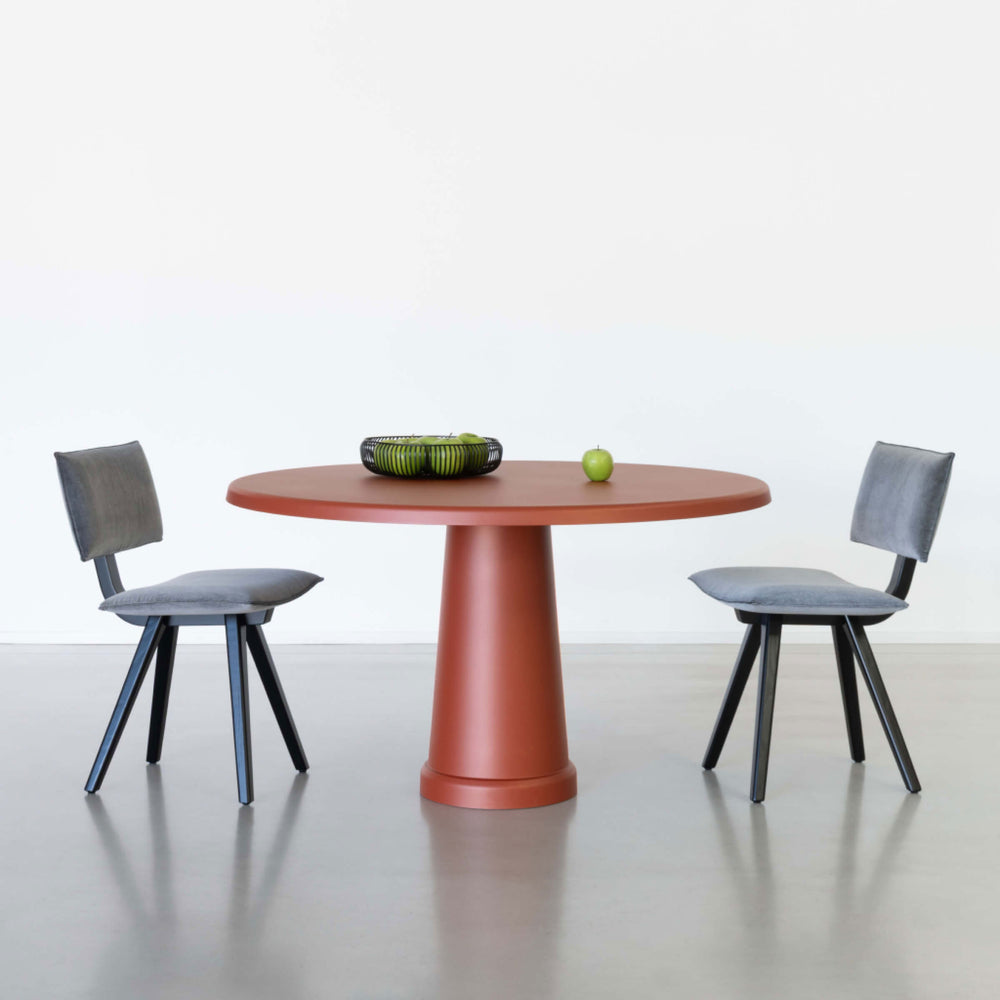 Brown copper All Round dining table by From Industrial Design for Magis, contemporary designer table