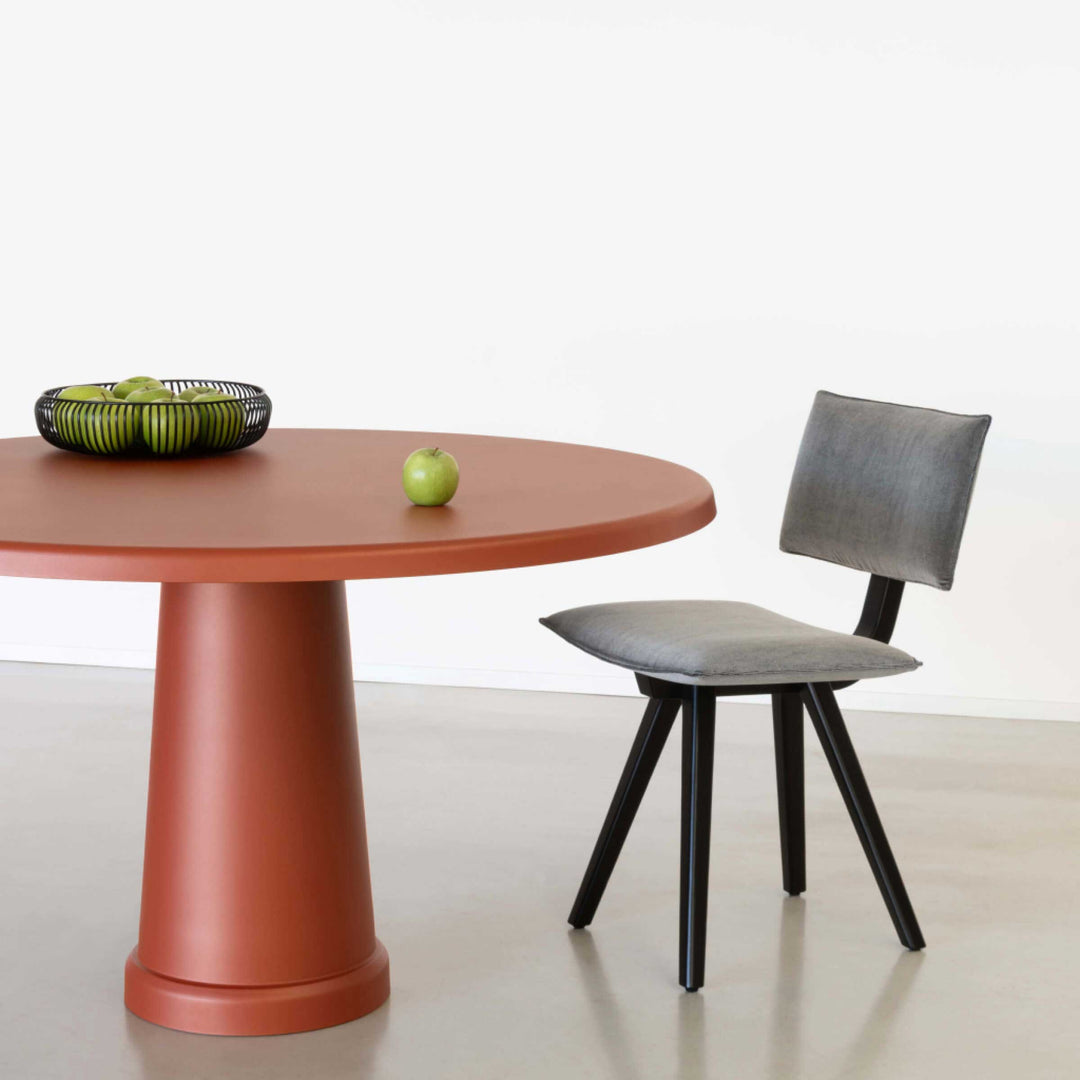 Brown copper All Round dining table by From Industrial Design for Magis, contemporary designer table