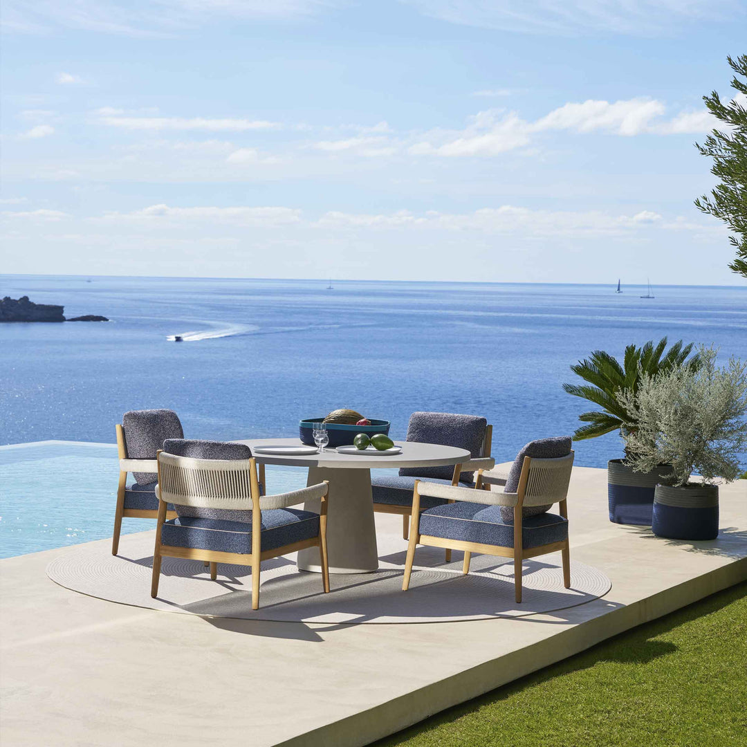 Dine Out outdoor table by Rodolfo Dordoni for Cassina, contemporary designer outdoor dining table