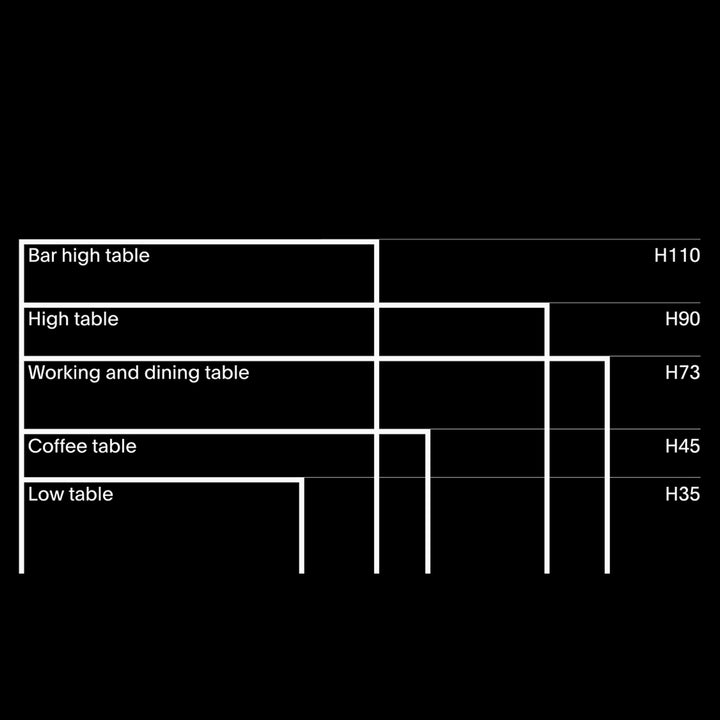 Table de travail haute TENSE H 90 par Piergiorgio & Michele Cazzaniga pour MDF Italia