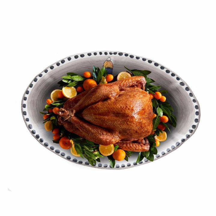 Ceramic Oval Serving Plate VIETRI - I COLORATI by Germana Scapellato for Wtfb