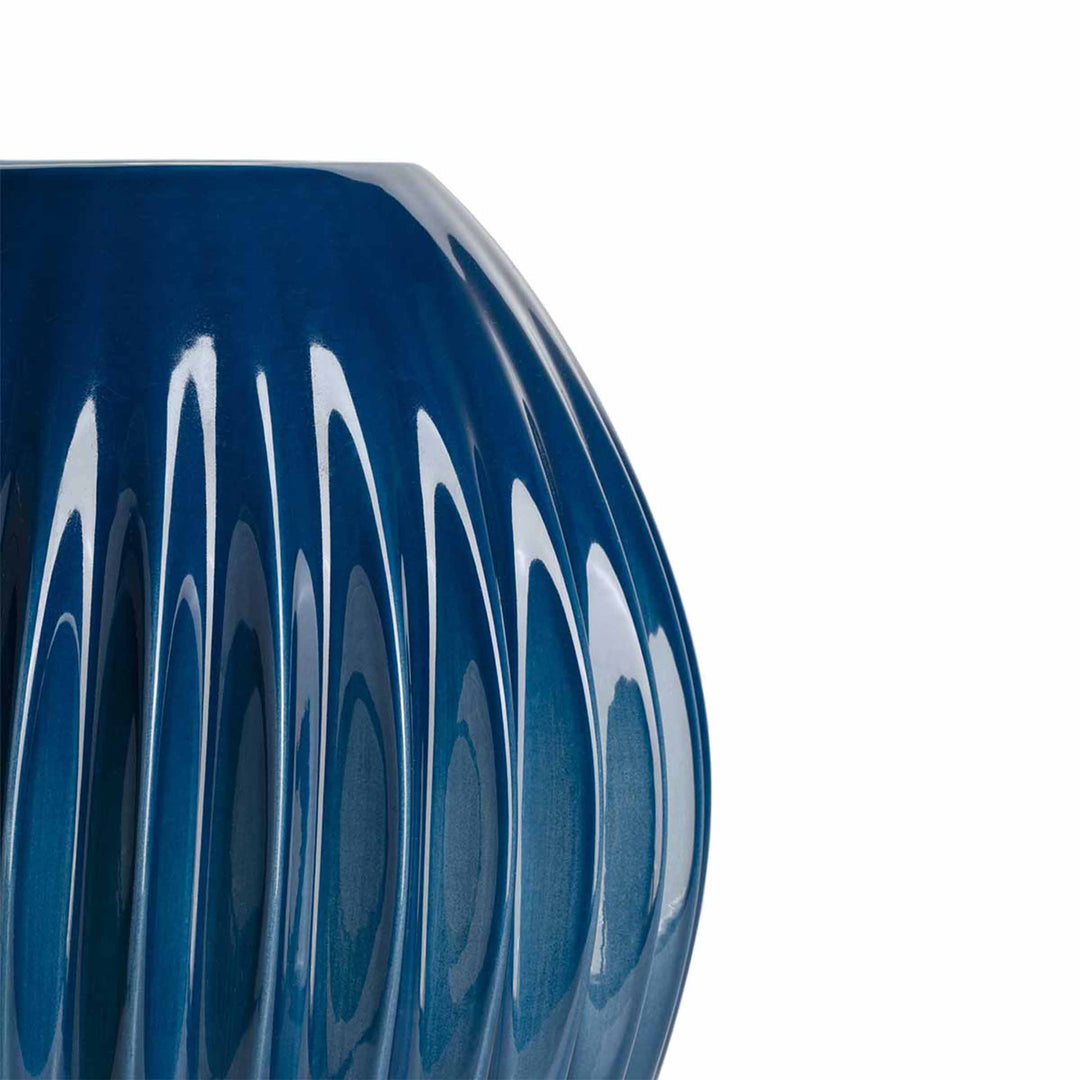 Ceramic Vase SHIWA Pacific Blue by Yuki Nara for Poltrona Frau - Limited Edition