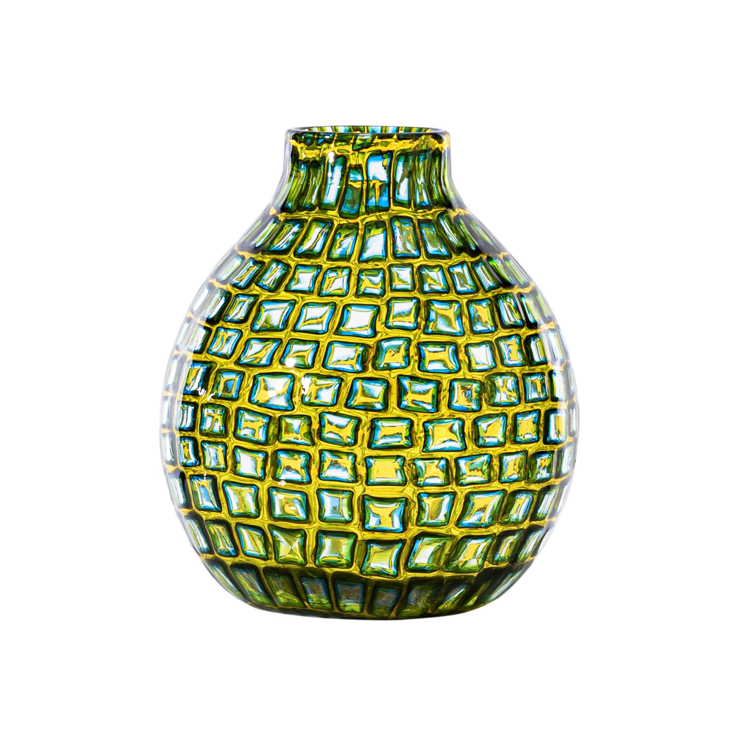 カルロ・スカルパによるヴェニーニのムラーノガラス花瓶 MURRINE