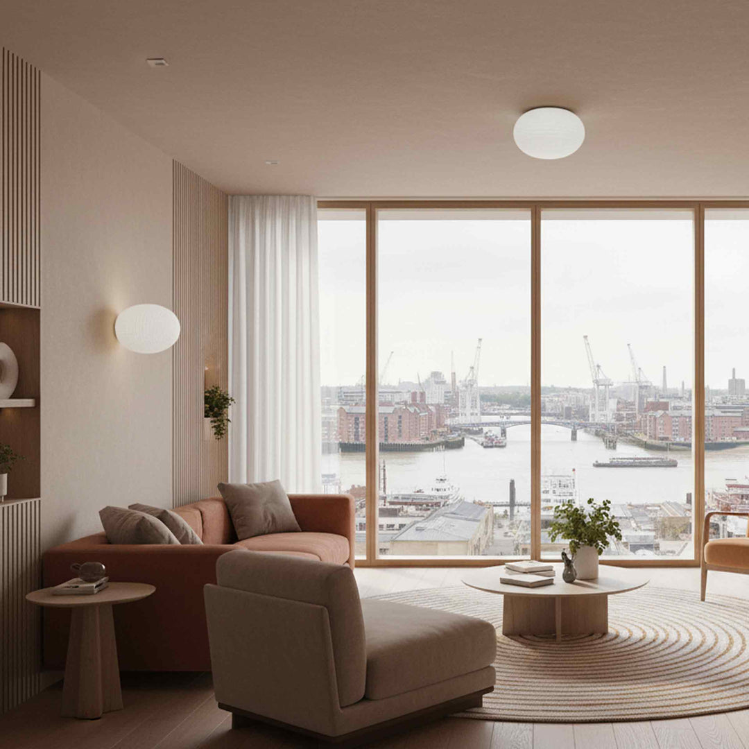 Bianca wall lamp by Matti Klenell for FontanaArte, modern designer wall lighting