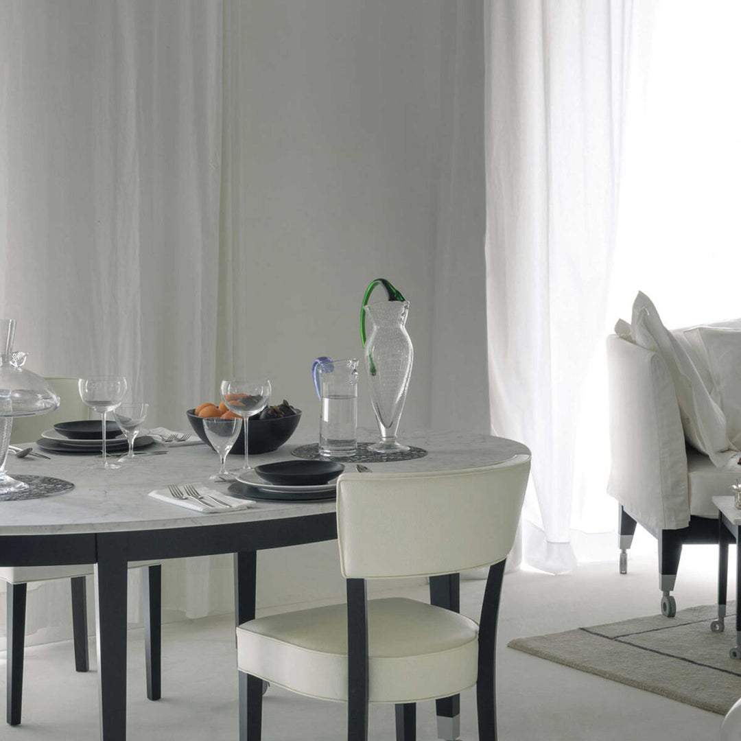 Vichy blown glass water jug by Borek Sipek for Driade, handcrafted designer glassware.