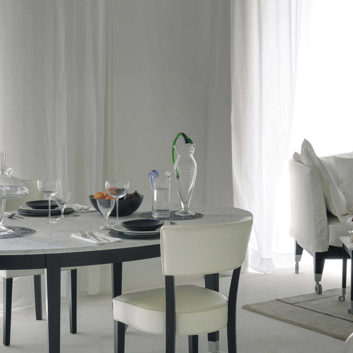 Vichy blown glass water jug by Borek Sipek for Driade, handcrafted designer glassware.