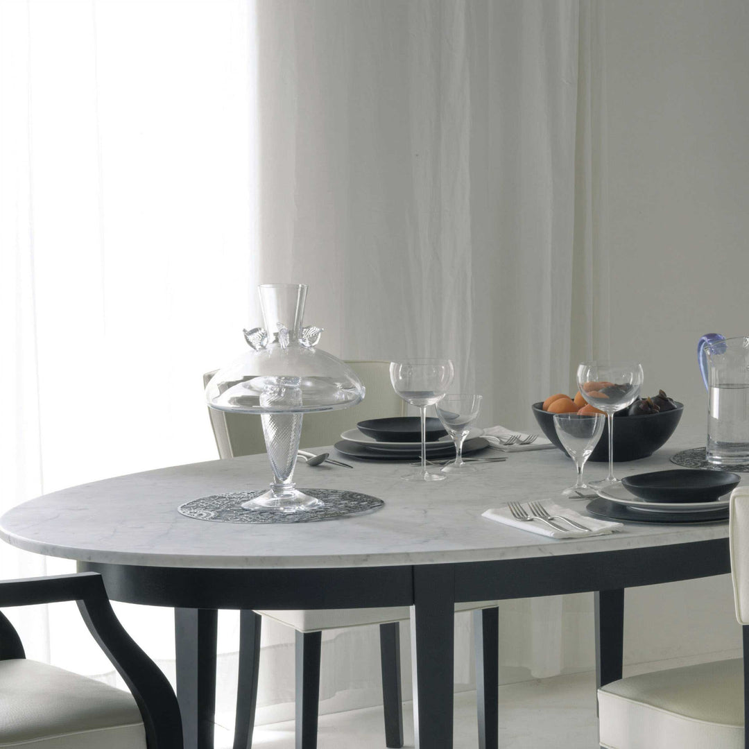 Vinteuil blown glass wine jug by Borek Sipek for Driade, handcrafted designer glassware.