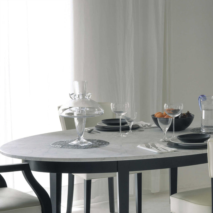 Vinteuil blown glass wine jug by Borek Sipek for Driade, handcrafted designer glassware.