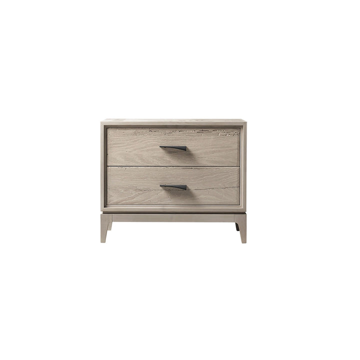 Walnut Wood Bedside Table VELO by Dale Italia