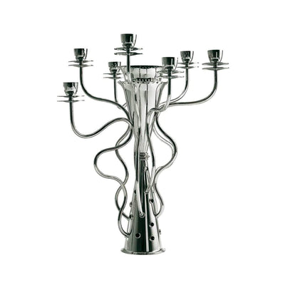 Silver-Plated Seven-Branched Candleholder SIMON by Borek Sipek for Driade 01
