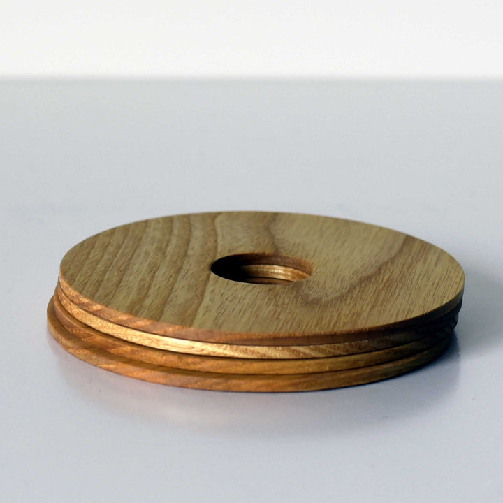 Ash Wood Coasters IS - Set of Four 03