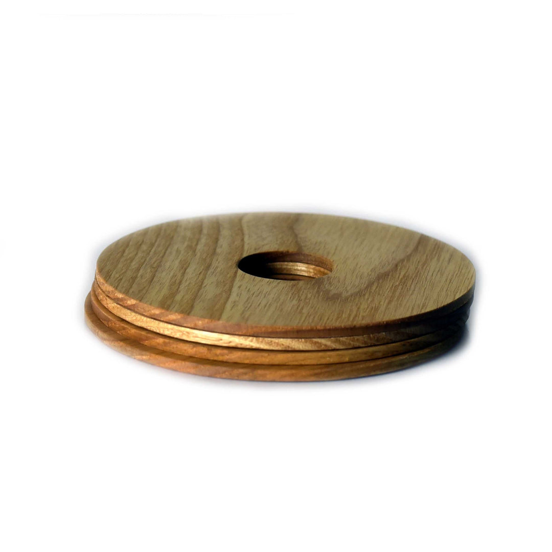 Ash Wood Coasters IS - Set of Four 01