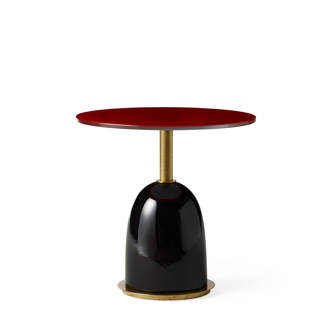 Side Table PINS by La Récréation - P.Angelo Orecchioni Arch. - Black and Red 01