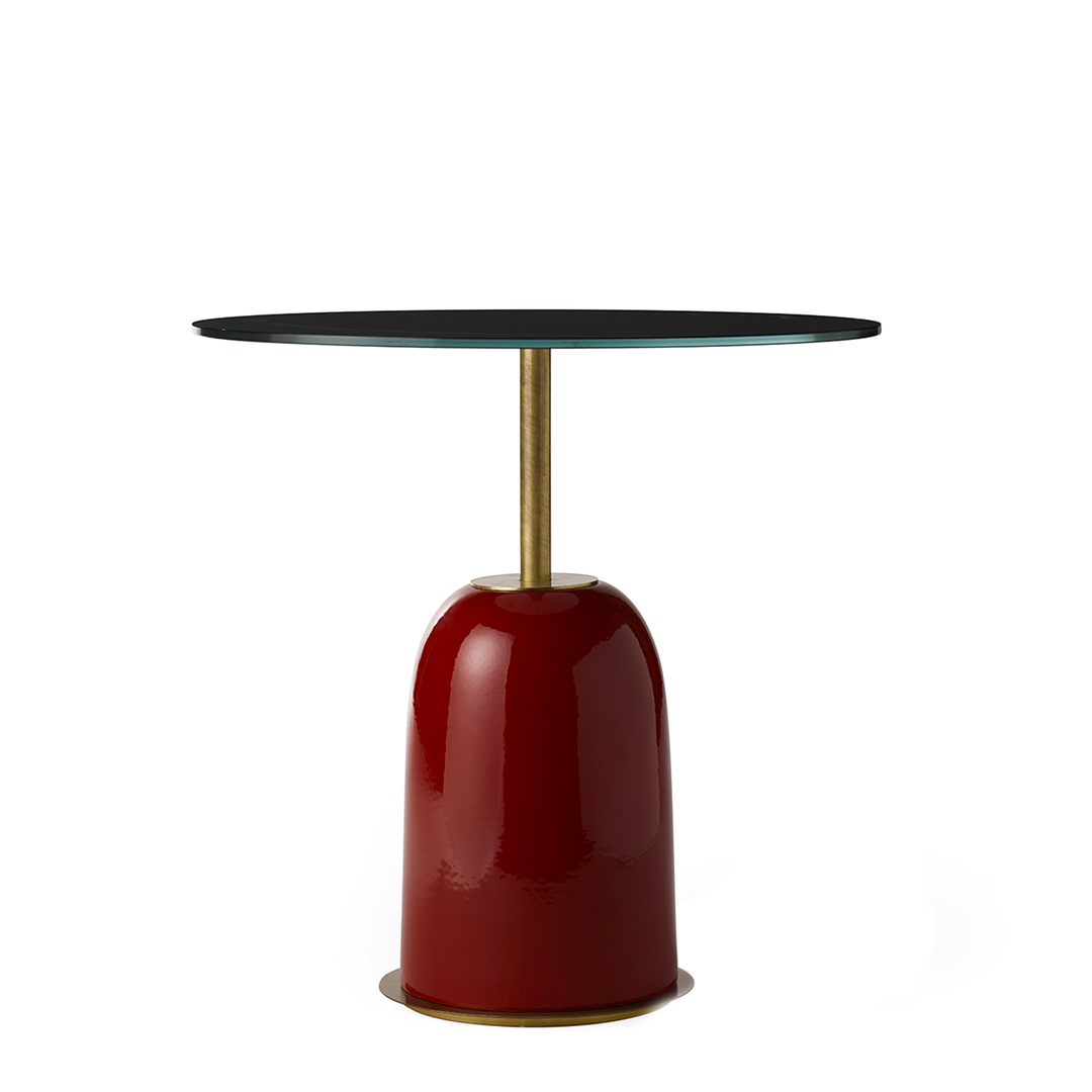 Side Table PINS by La Récréation - P.Angelo Orecchioni Arch. - Black and Red 03