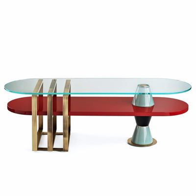 Oval Coffee Table PALM by Piero Angelo Orecchioni 01