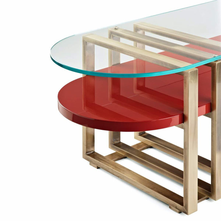 Oval Coffee Table PALM by Piero Angelo Orecchioni 02