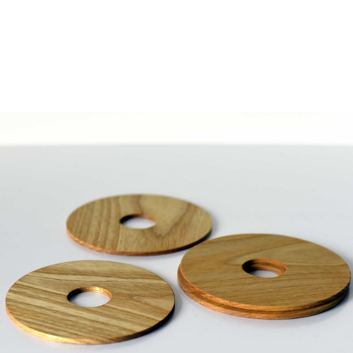 Ash Wood Coasters IS - Set of Four 04