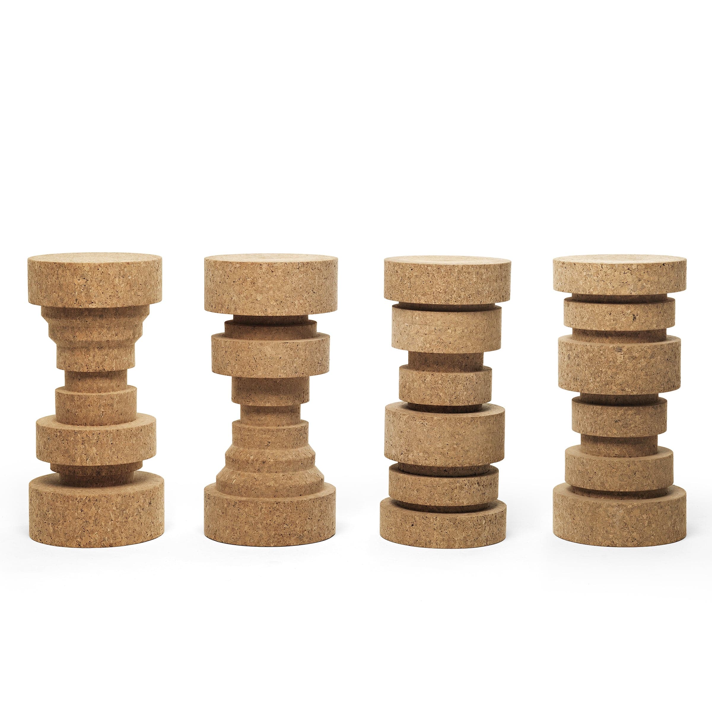 バラ売り不可 ④ 希少 Cork Block Stool 変形コルク オブジェ バラ売り不可 ② 希少 Cork Block Stool 変形コルク オブジェ
