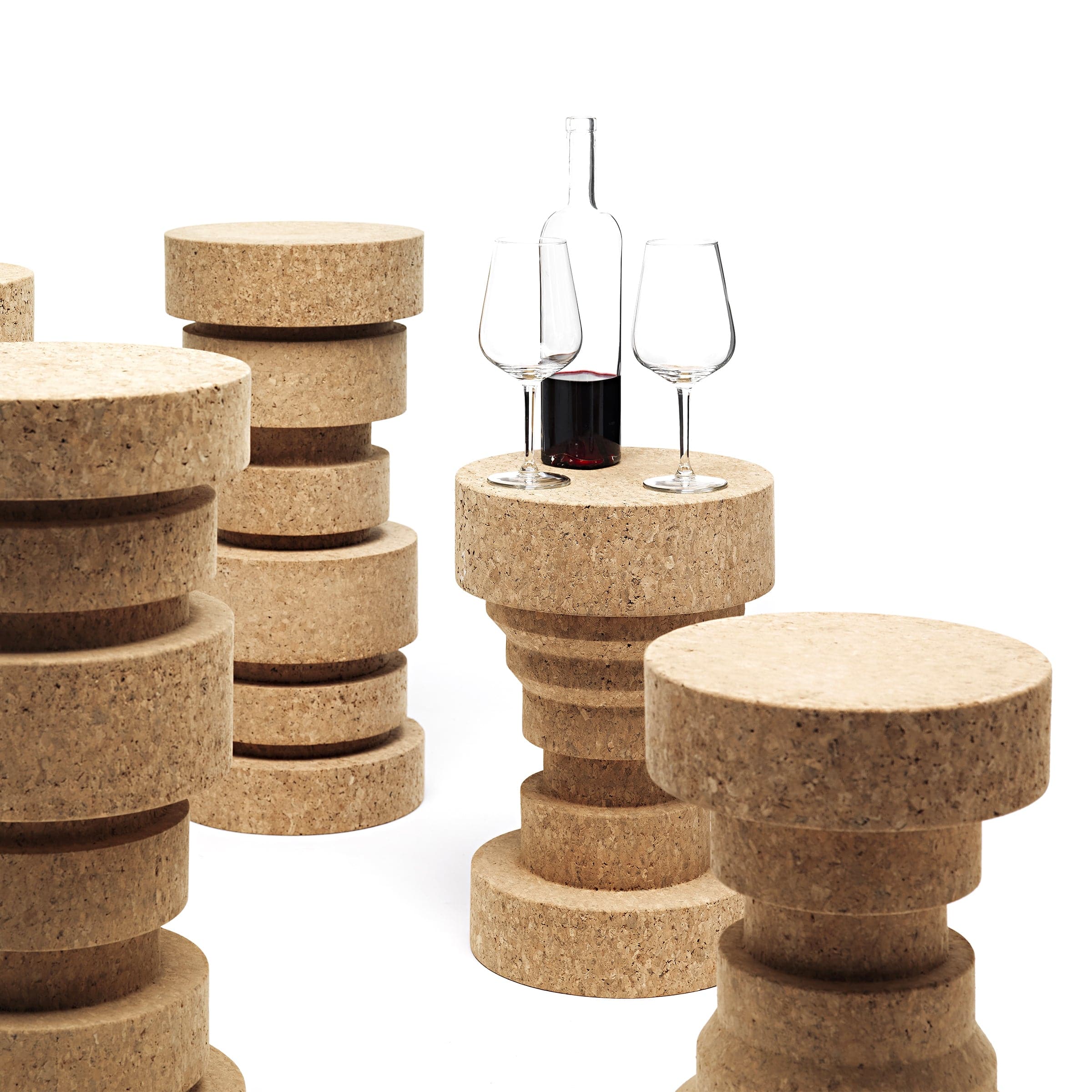 バラ売り不可 ② 希少 Cork Block Stool 変形コルク オブジェ バラ売り不可 ② 希少 Cork Block Stool 変形コルク オブジェ バラ売り