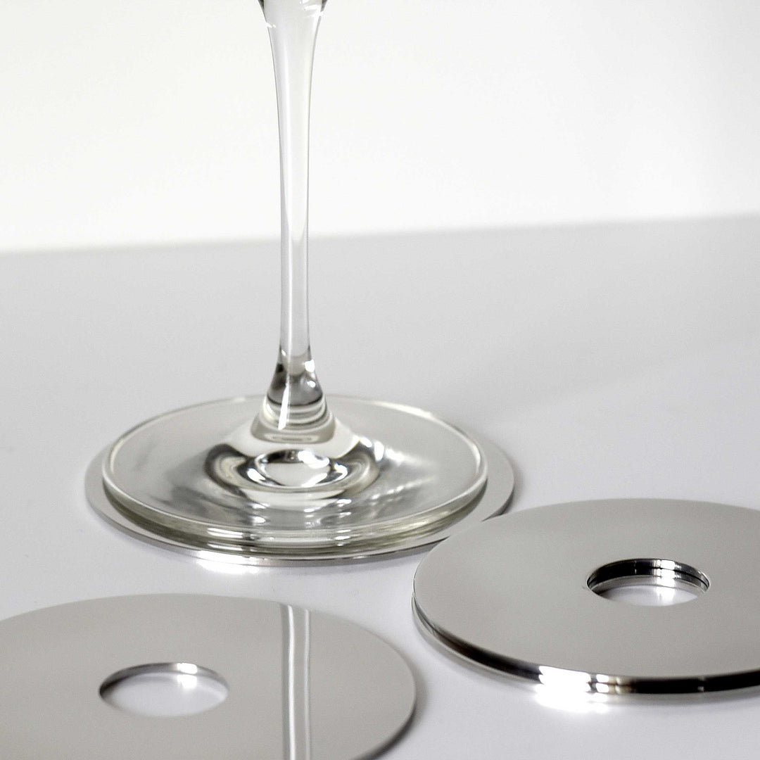 Stainless Steel Coasters IS - Set of Four 06