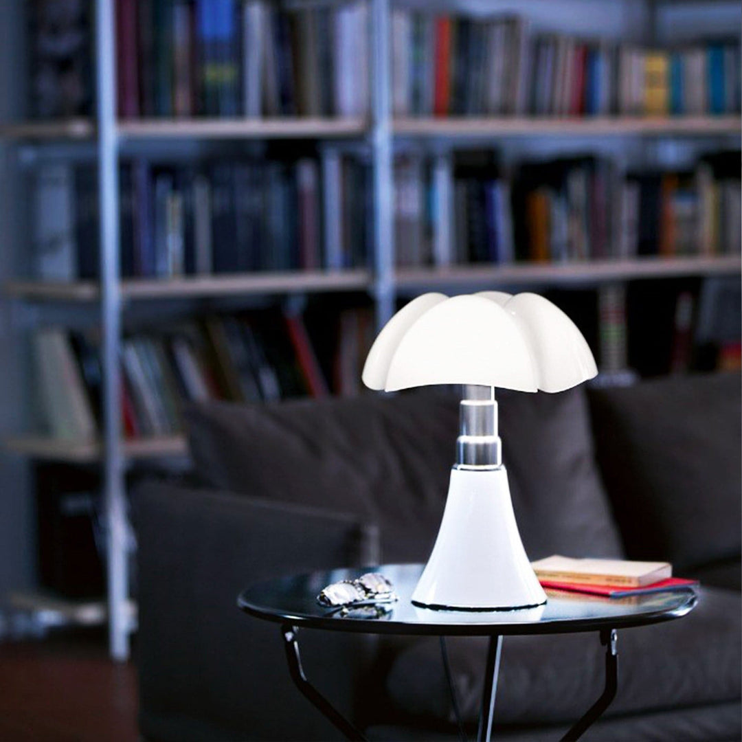 Table and Floor LED Lamp PIPISTRELLO 66-86 cm by Gae Aulenti 04