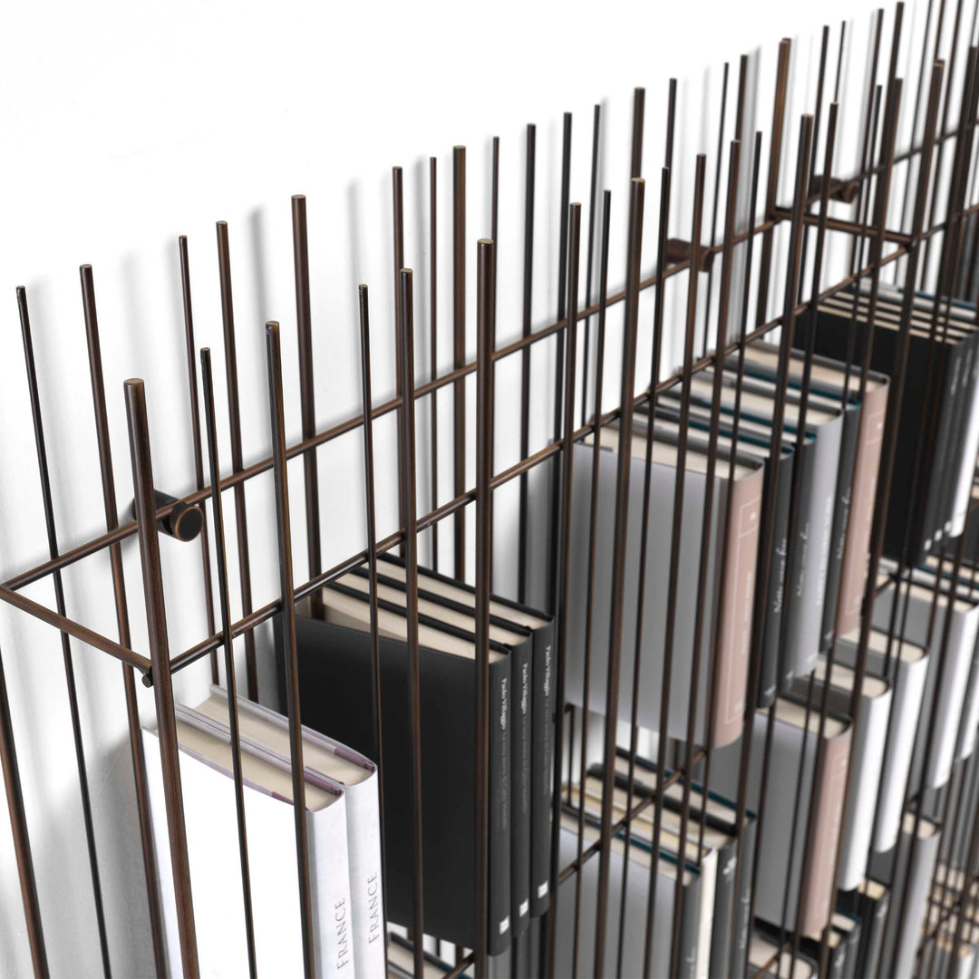 Metal Bookshelf METRICA by Ctrlzak for Mogg