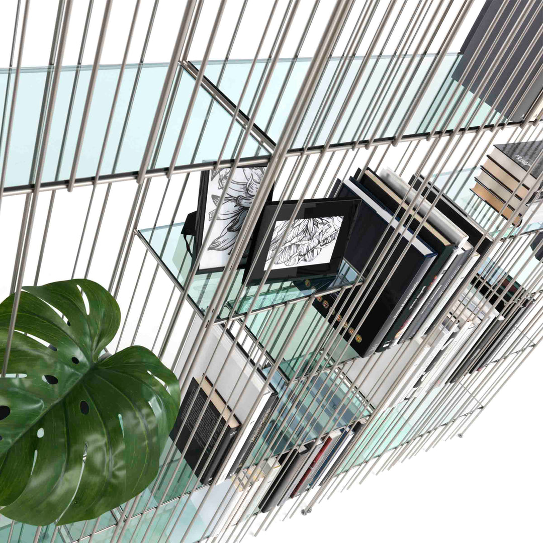 Metal Bookshelf METRICA by Ctrlzak for Mogg