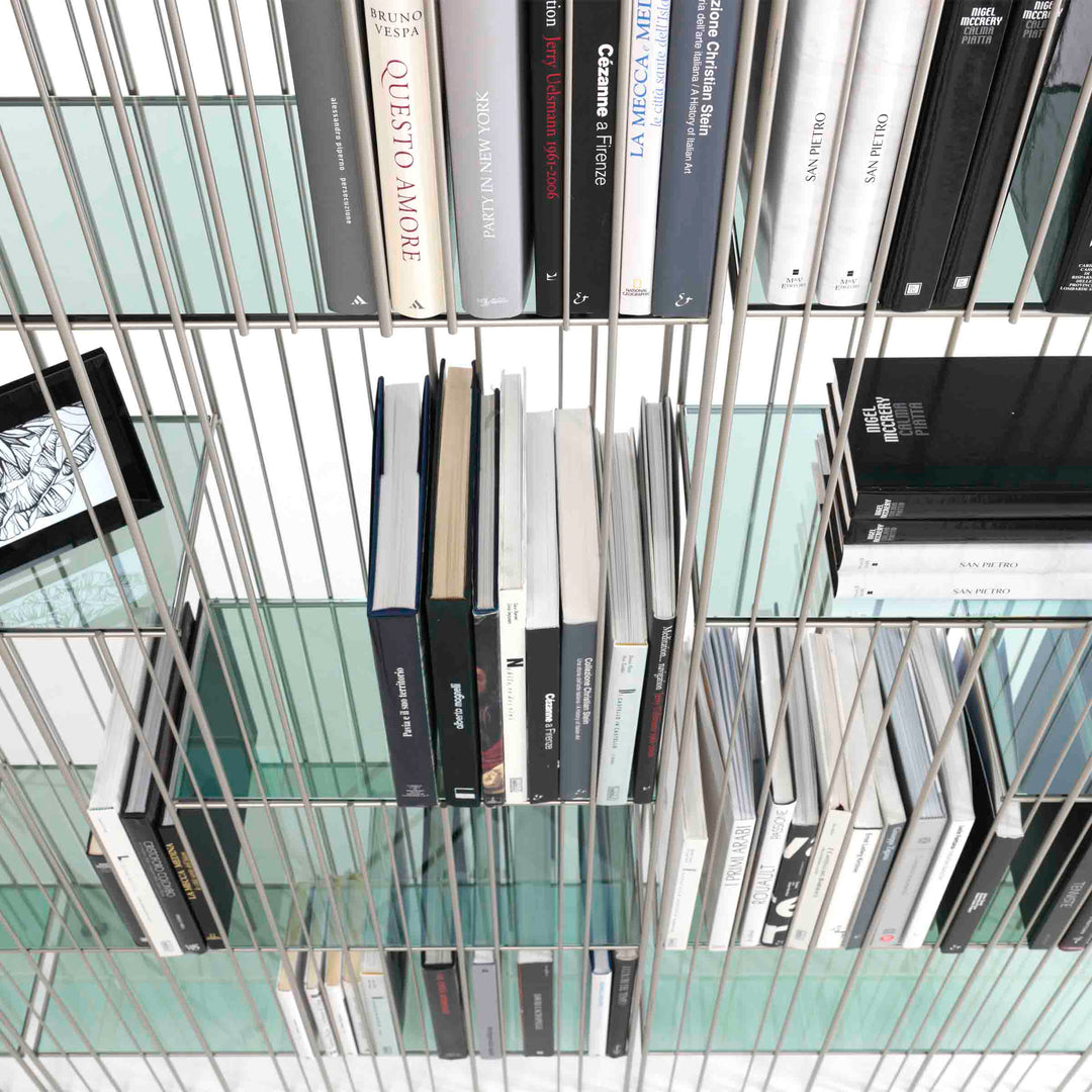 Metal Bookshelf METRICA by Ctrlzak for Mogg