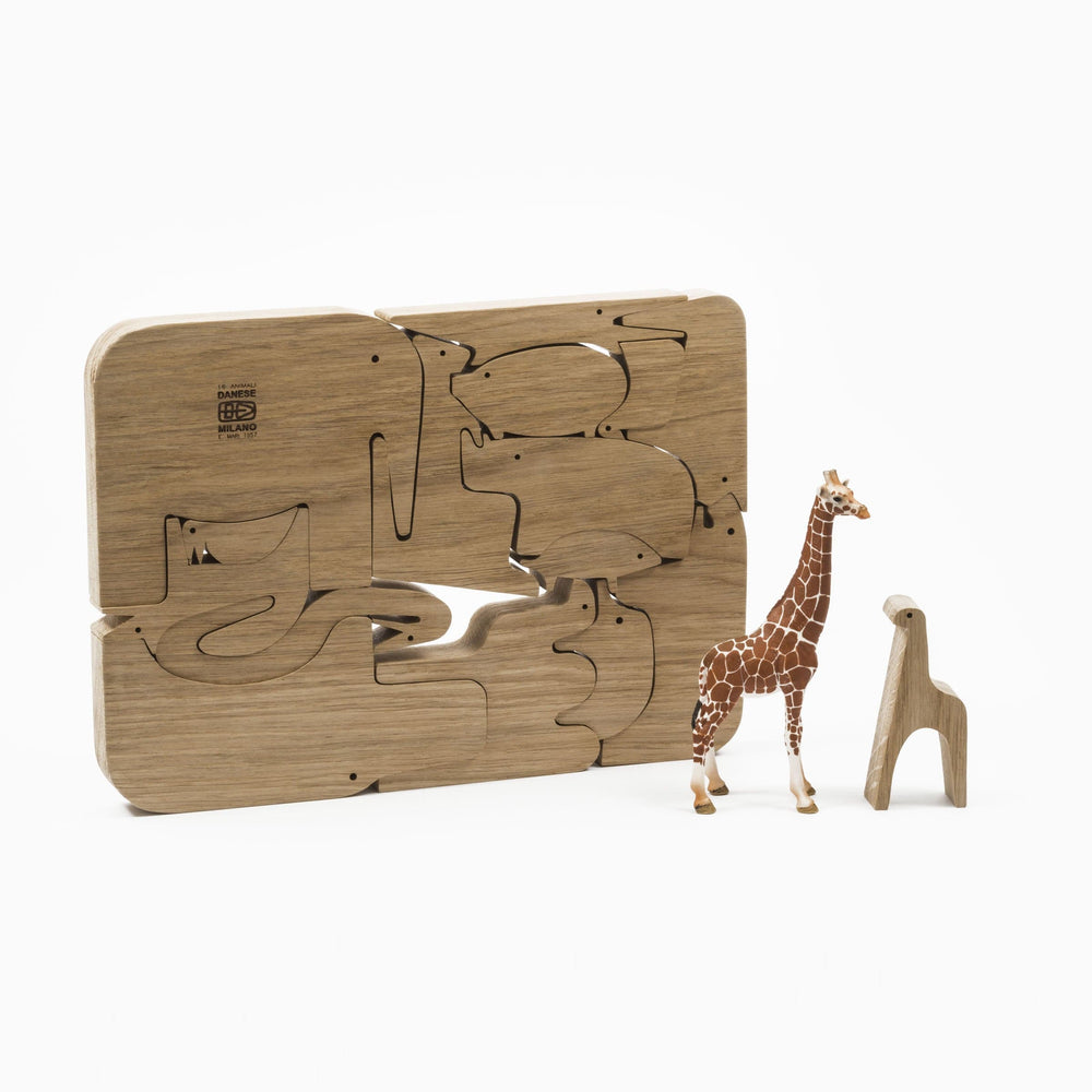 Wooden Puzzle 16 ANIMALI by Enzo Mari - Limited Edition 02