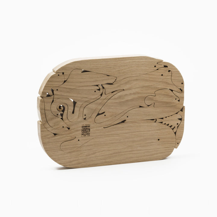 Wooden Puzzle 16 PESCI by Enzo Mari - Limited Edition 04