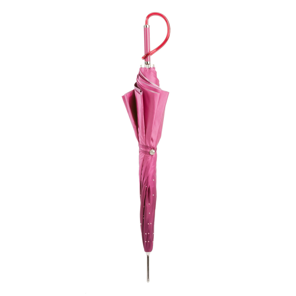 Umbrella SWAROVSKI® Pink with Acetate Handle 02