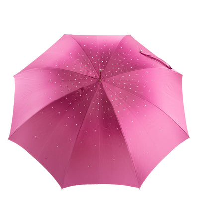 Umbrella SWAROVSKI® Pink with Acetate Handle 03