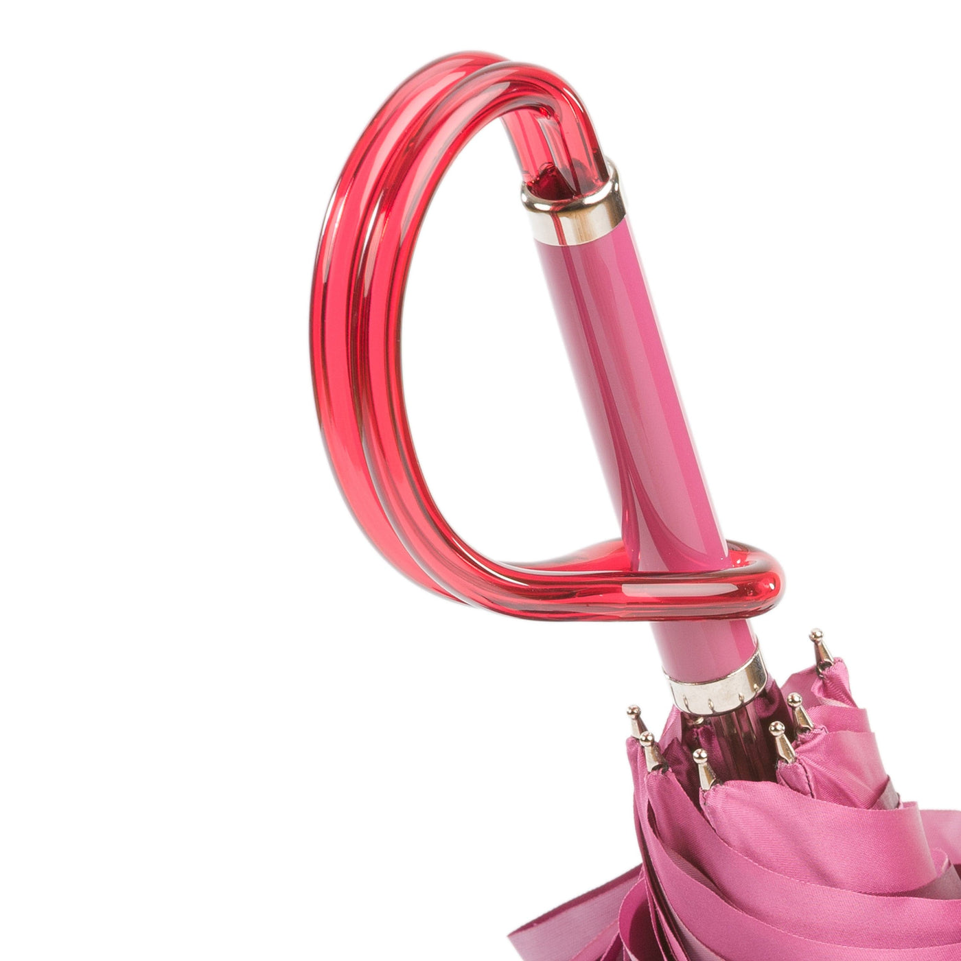 Umbrella SWAROVSKI® Pink with Acetate Handle 04